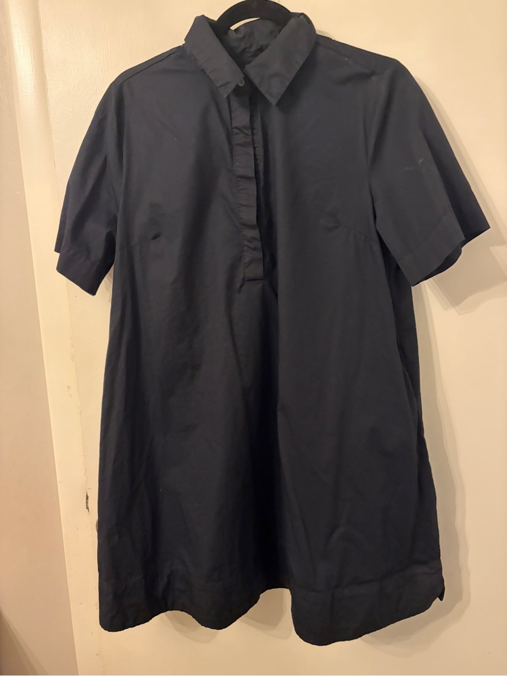 Classic Short-Sleeve Shirt Dress
